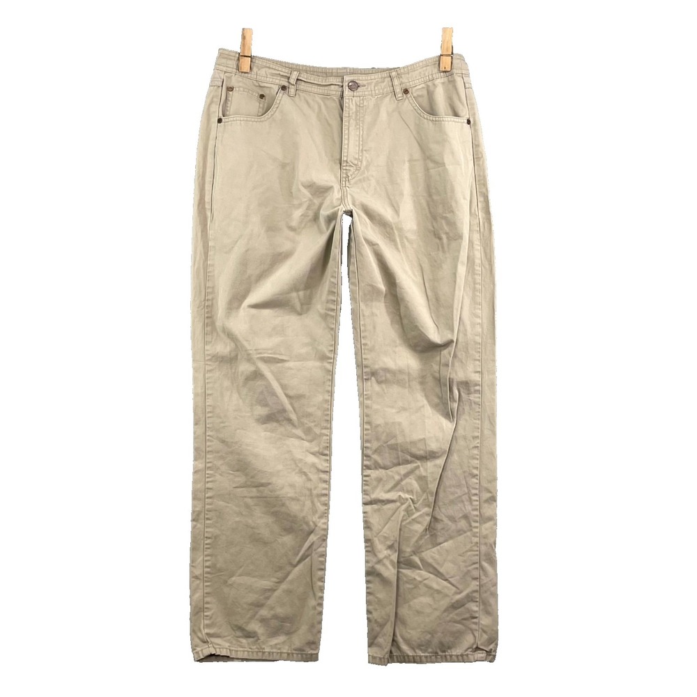 GoLite Ankle Pants Mens 34x30* Beige Performance Travel Preppy Casual Minimalist